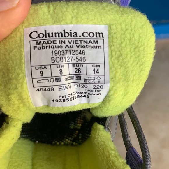 Columbia Sportswear Hyper-Boreal Omni-Heat Snow Boots - Waterproof Size 9 - Picture 7 of 9